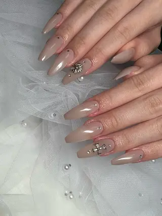 ロング 鮎川 沙希のネイルデザイン