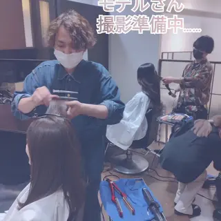 ショート カラー パーマ メンズ キッズ マツエク・マツパ sara 荒井店のヘアスタイル