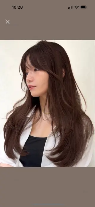 ロング 🎀 うる艶透明感 カラー / 錦糸町のヘアスタイル