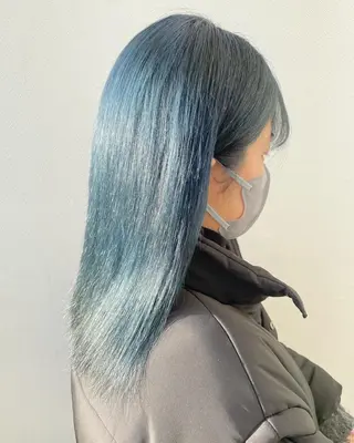 セミロング カラー コイデ リュウセイのヘアスタイル