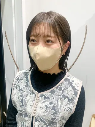 ショート カラー ヘアアレンジ yuka .のヘアスタイル