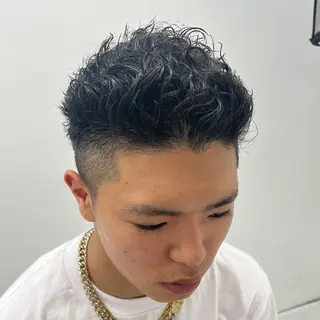 ショート メンズ 柏メンズカットパーマ NO.1タイチのヘアスタイル
