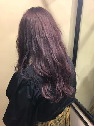 ミディアム カラー パーマ ヘアアレンジ ミニボブ/ブリーチ 🌈MISATOのヘアスタイル