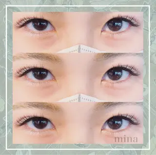 マツエク・マツパ eyelashsalon mina所属・mina ミーナのマツエク・マツパデザイン