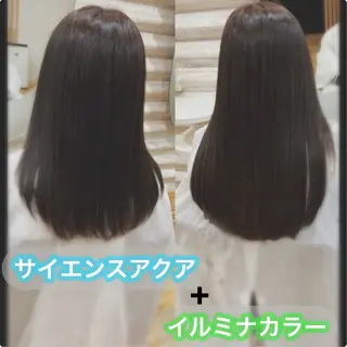 ロング カラー 『艶髪』で印象が激変 ！髪質改善専門KONのヘアスタイル