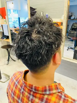 パーマ メンズ メンズ特化/パーマ/ フェードWATARUのヘアスタイル