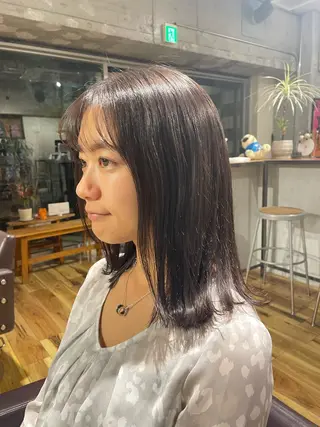 ミディアム カラー SALOWIN ebisu所属・🫧髪質改善🫧 恵比寿　MIYUKIのヘアスタイル