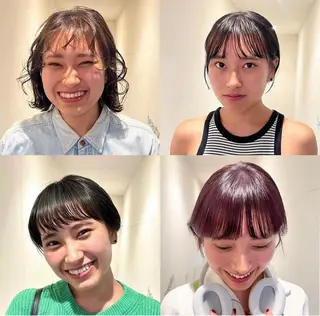 ショート カラー ニーナ/MONIQA /ハイトーンカラーのヘアスタイル