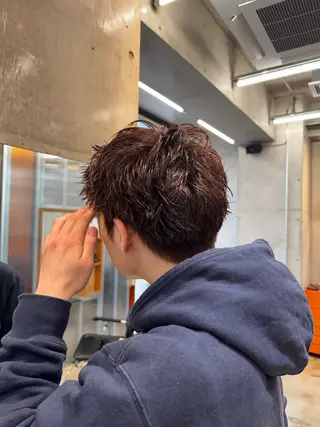 カラー メンズ sora/ハイトーン /透明感カラー🫧のヘアスタイル