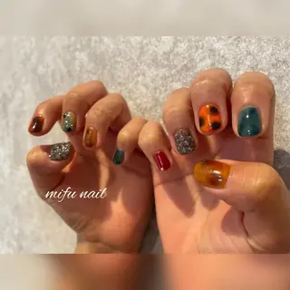 ショート 大田 美笛香のネイルデザイン