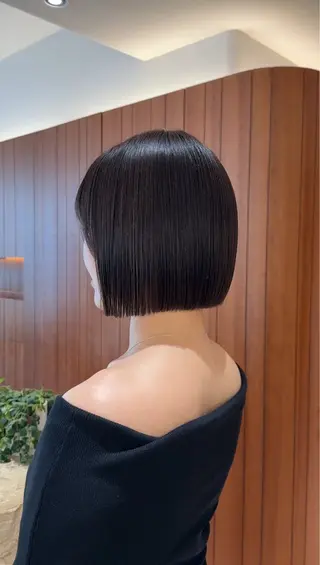 ミディアム パーマ 渋谷ボブ/レイヤー ボブ田中航平のヘアスタイル