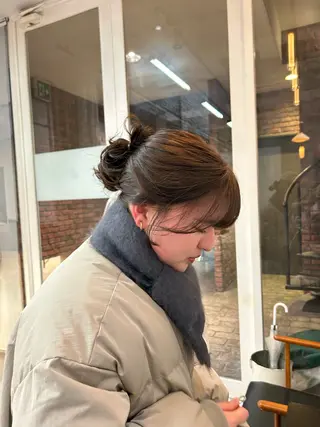 ミディアム カラー ooit所属・田崎 文香のヘアスタイル