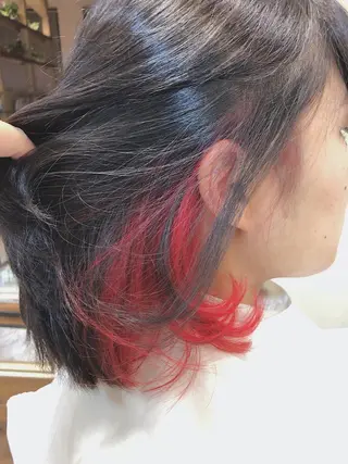 ショート カラー ▷SAN   KAKU所属・長岡 俊樹のヘアスタイル
