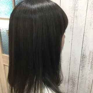 セミロング カラー パーマ embrace エンブレイスのヘアスタイル