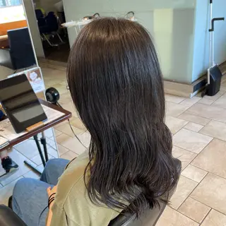 ミディアム パーマ 松本 美涼のヘアスタイル