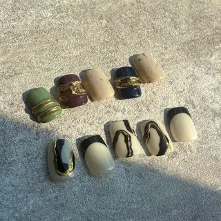 ネイル Sun Brown ANのネイルデザイン