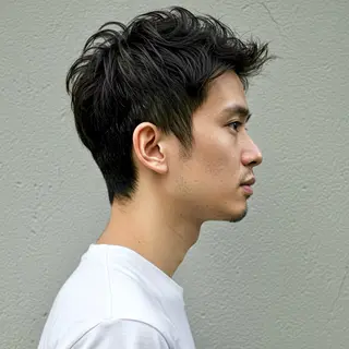 ショート カラー パーマ メンズ 🎸メンズ/パーマ/ ショート🎸工藤達哉のヘアスタイル