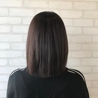 ミディアム カラー 【髪質改善】 夏目結以のヘアスタイル