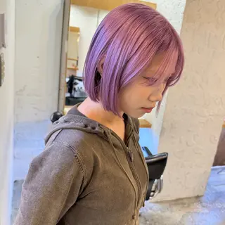 ショート カラー 🌿レイヤーボブ/パ ーマ🌿　木梨健太のヘアスタイル