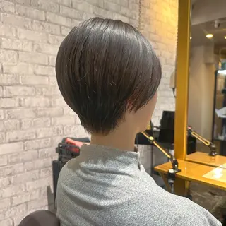 ショート 艶カラー/レイヤー 💖心斎橋/Sakiのヘアスタイル