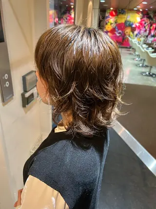 パーマ yunosuke/艶 カラーw-salonのヘアスタイル