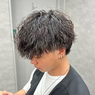 ショート パーマ メンズ 【メンズ特化】 笹目純のヘアスタイル