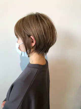 ショート カラー 【艶カラー】 STYLE 和泉俊希のヘアスタイル