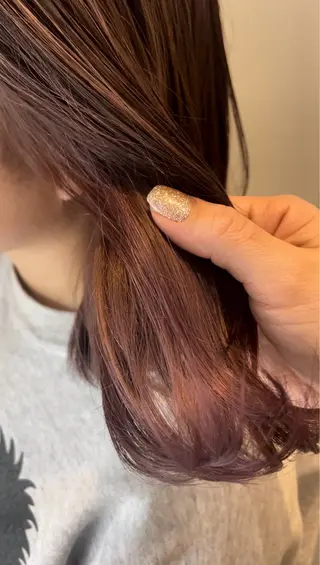 カラー 💟艶カラー・トリー トメント/リサ🤍のヘアスタイル