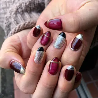 ミディアム ネイル Amelie所属・nail salon U'muのネイルデザイン