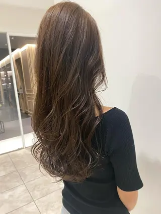 ロング 巻ける縮毛矯正/艶 カラーchika🩵のヘアスタイル