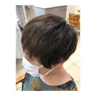 ショート カラー 大人女性のお悩み改善 大塚綾のヘアスタイル