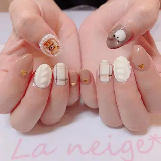 ネイル La neige* yuki 🥯🍑のネイルデザイン