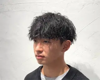 ショート パーマ メンズ 楽で簡単に決まる メンズヘア💥曽我尾のヘアスタイル