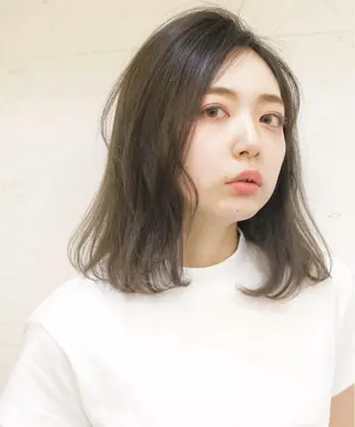 ミディアム カラー 斉藤 貴也のヘアスタイル