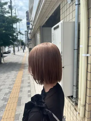 ミディアム ハイトーンカラー 坂本 翼のヘアスタイル