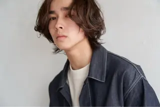 ミディアム メンズ 菅原 英 /メンズカットのヘアスタイル