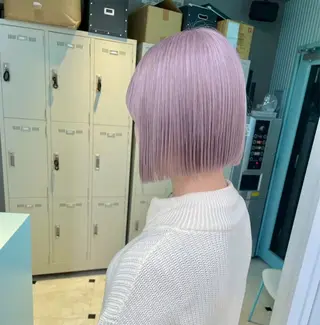 ショート カラー 曲がる縮毛矯正✨️ パーマ🌀 晃哉‎のヘアスタイル