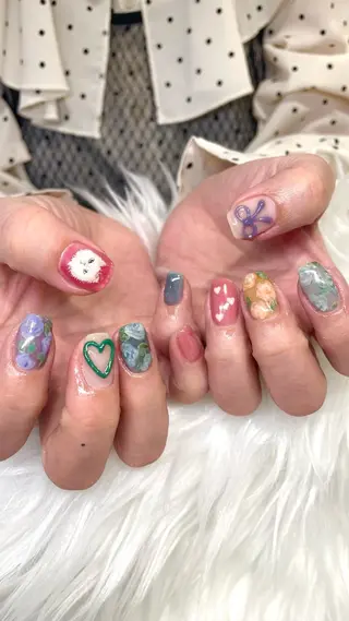 ネイル 新井 ひなののネイルデザイン