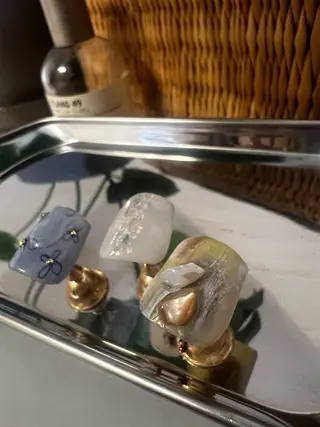 ネイル 金 柚嬉のネイルデザイン