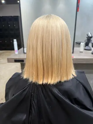 カラー ルシ🌈/ハイトーン デザインカラー/町田のヘアスタイル