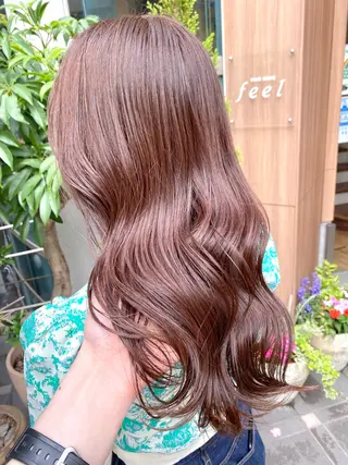 ロング レイヤーカット /透明感/千葉怜寿のヘアスタイル