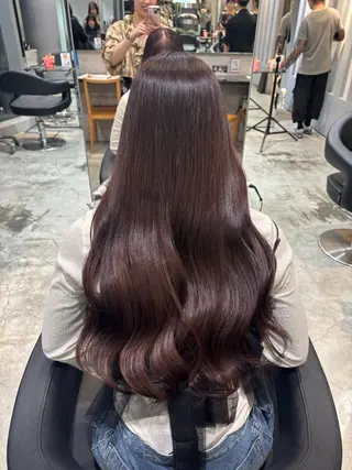 ロング カラー 髪質改善/暖色カラー 美花🐰🎀のヘアスタイル