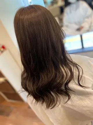 ロング カラー Olive 南森町店 酸性縮毛矯正のヘアスタイル