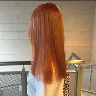 セミロング カラー 美髪矯正/髪質改善/ 艶髪🤍伊藤梨紗のヘアスタイル
