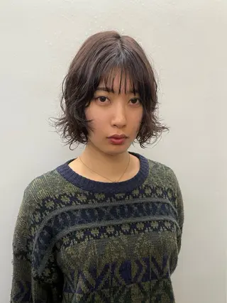 ミディアム パーマ Paddle所属・似合わせレイヤー/ レイヤーパーマ/高倉のヘアスタイル