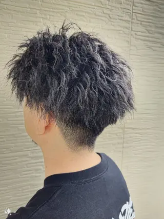 パーマ メンズ 電髪倶楽部　美膳所属・荒井 琢人のヘアスタイル