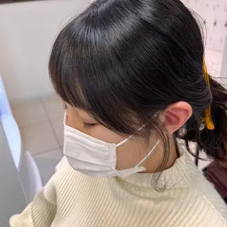 ミディアム 【センターパート/ マッシュ】ryokaのヘアスタイル