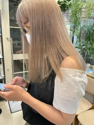 ロング 小顔レイヤー×コンパ クトボブ/林隆平のヘアスタイル