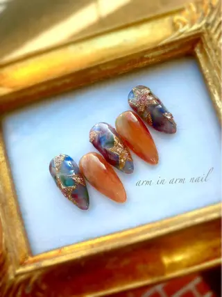 ネイル arm in arm ︎✿Yamamotoのマツエク・マツパデザイン