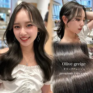 セミロング カラー 🇰🇷韓国風くびれ ヘア🇰🇷中村優大のヘアスタイル